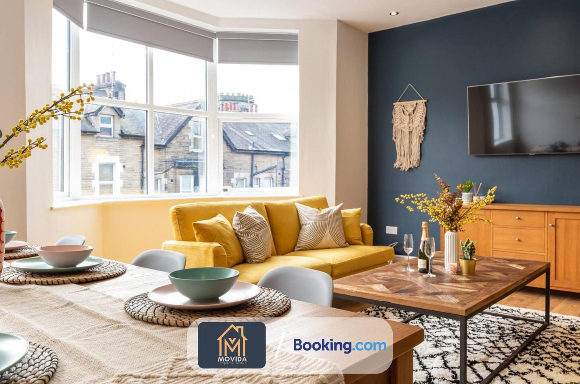 Central Elegant Three Bed Duplex By Movida Property Group Short Lets & Serviced Accommodation Harrogate Ngoại thất bức ảnh